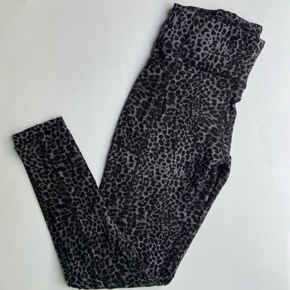 Marissa Olivia Leggings / Color Grey, Black & Leopard - Picture 1 of 8